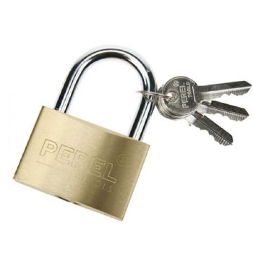 Cadeado de 30mm  Argola em aço cromado Parte interna à prova de ferrugem , PEREL , VELSLK30 , 5410329327149